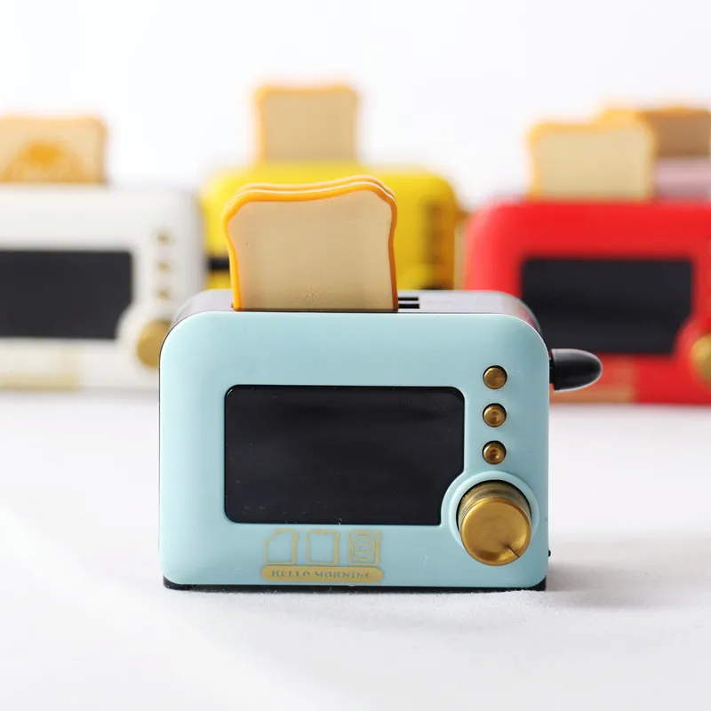 Dollhouse Accessories Miniature Bread Machine Kitchen Scene Simulation Mini Toaster Bread Maker