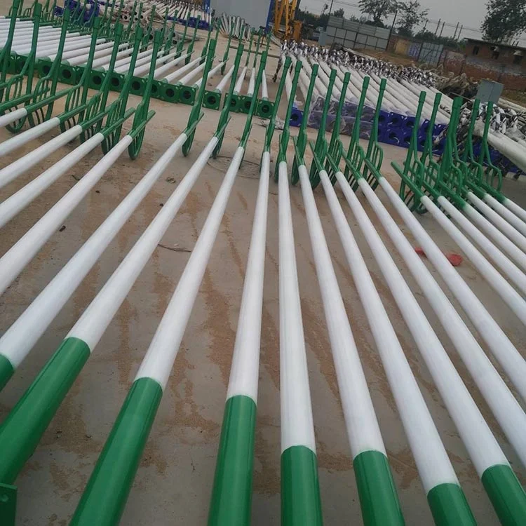 Customized hot dip galvanized 4m 6m cctv camera post light poles