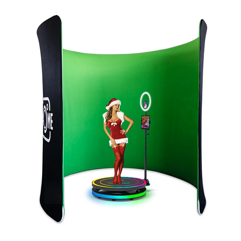 Factory Direct Aluminum portable 8x8 tension fabric photo booth backdrop frame For Tradeshow Exhibition
