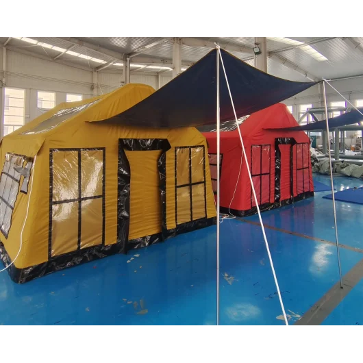 Factory Custom Multi Persons Large Inflatable Camping Tent Air Family Outdoor Inflatable House Tent Inflatable Tent Camping