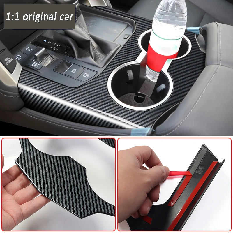 car interior accessories for toyota land cruiser lc300 2022 2023 2024 gear panel carbon fiber vent trims auto steering wheel kit