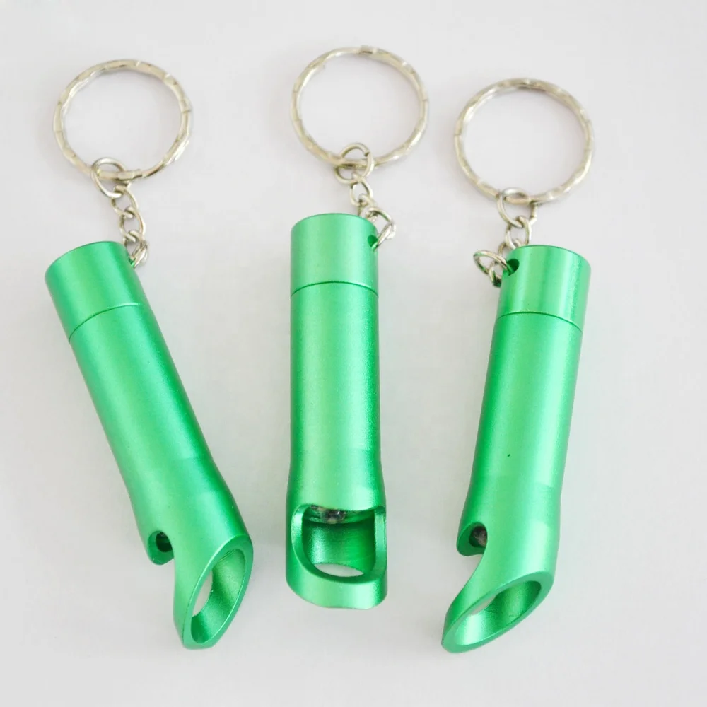 LINLI Mini 3 Light Aluminum LED Opener Keychain Metal Keyring Opener Customized Logo Laser Engraving Flashlight Key Ring