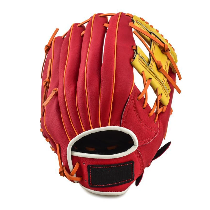 OEM De Bateo Custom Wholesale Outdoor Youth Leather Softball Gloves Train Mitt Fielding Baseball Gloves