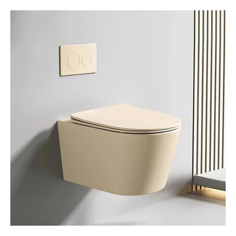 Wall Mounted Porcelain Toilet Back To Wall Install Toilet Bowl Concealed Cistern Wc Wall Hang Toilet Rimless