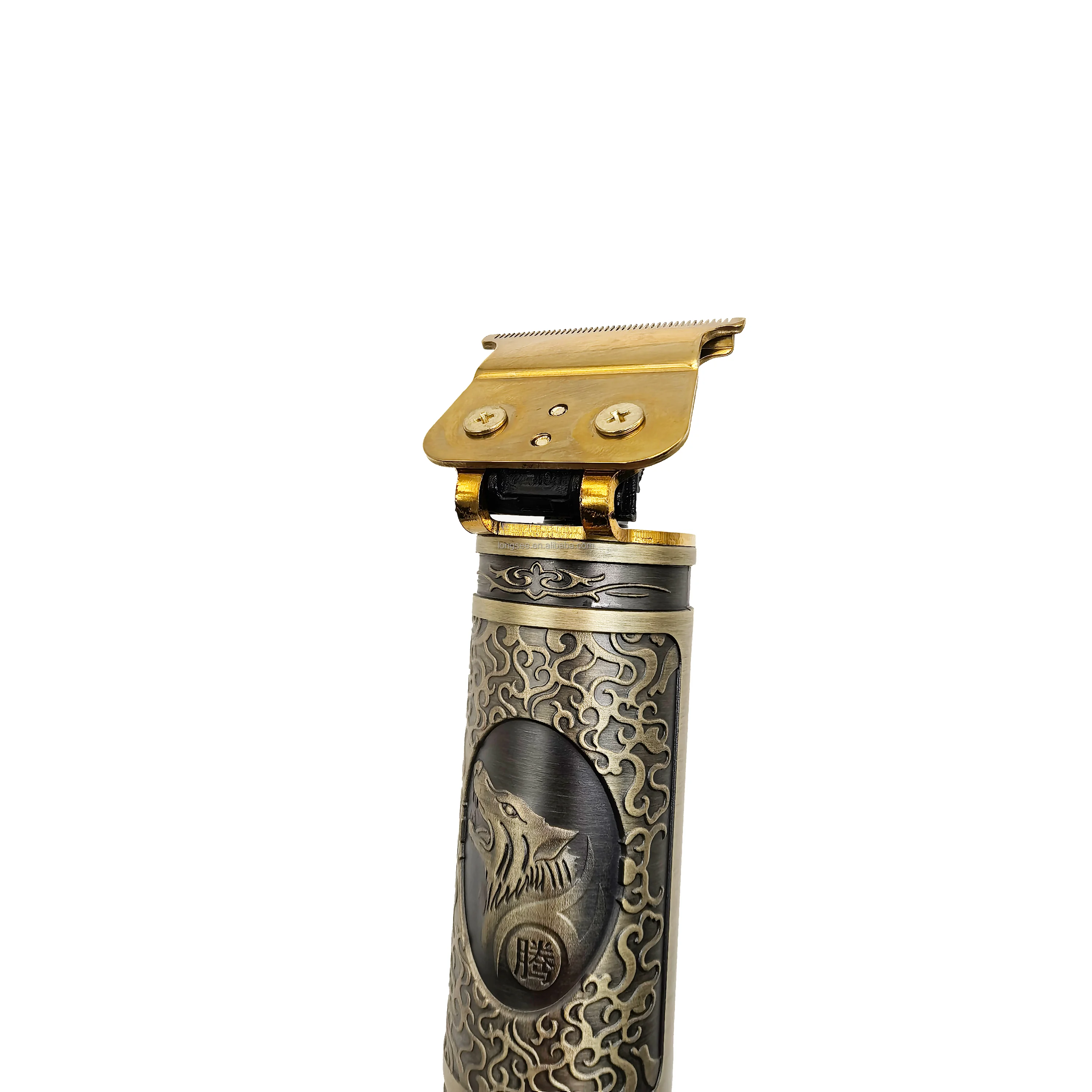 High quality T9 vintage t9 professional hair trimmer vacuum trimmer hair clipper usb rotary shaver rechargeable shaver