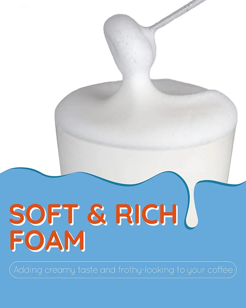 Soft handle coffee frother foamer whisk mixer stirrer egg beater mini handheld milk egg stirring tool electric milk frother