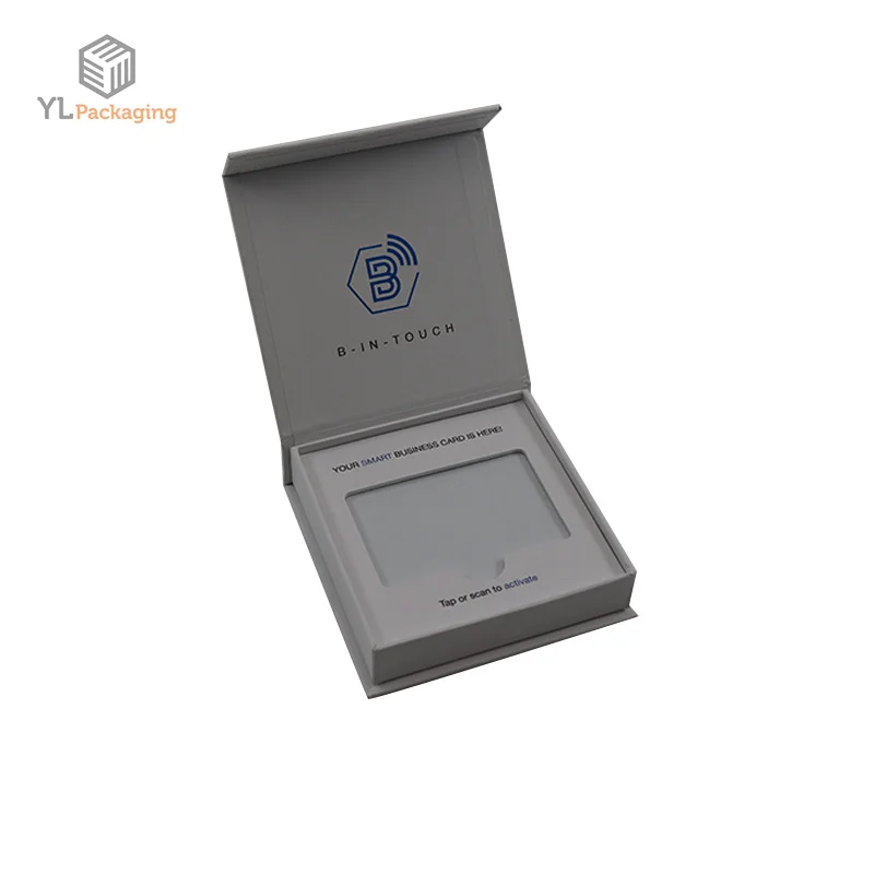 custom high quality credit card holder gift box