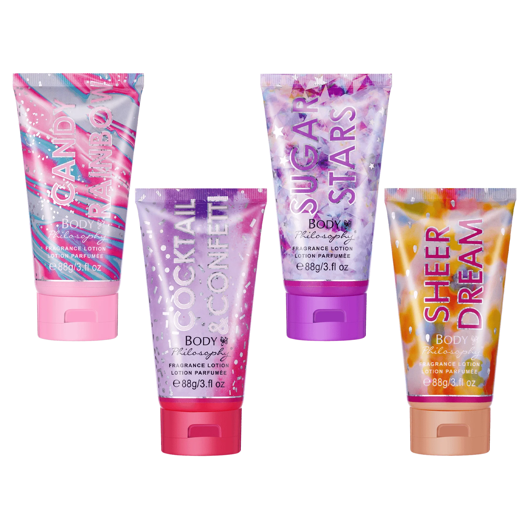 BODYPHILOSOPHY Custom Wholesale 88g Body Lotion Long Lasting Fragrance Nourishing Moisturizing Skin Cream Whitening Feature