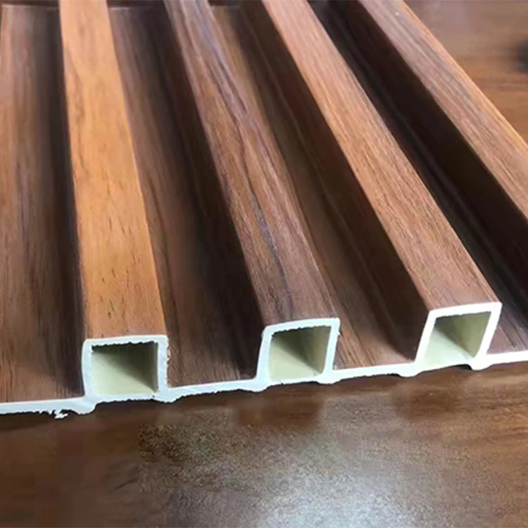 Wholesale Indoor Fireproofing Wall Wpc Co-extruded Fluted Cladding Panel