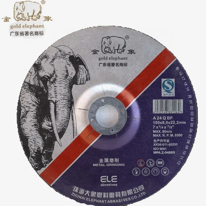 Цена производителя, абразивные шлифовальные диски 180*6*22,2 мм, 7 дюймов, шлифовальные диски из смолы для стали, железа и камня