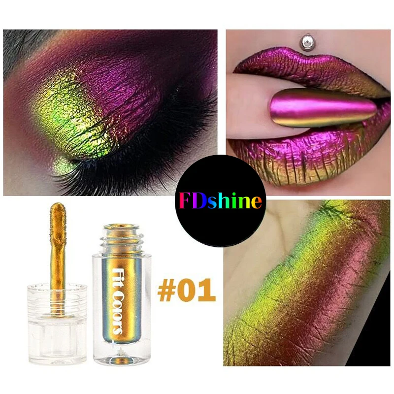 Multi Chrome Pigment Multi-chrome Shade Shifting Pigments Metallic Glitter Chameleon Eyeshadow Shiny Smokey Eye Shadow