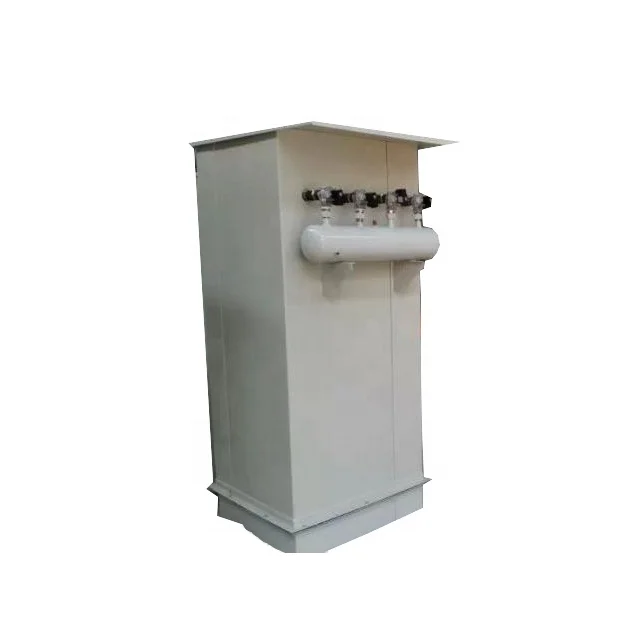 for cement silo top flange installed silo vibrating screen dust collector