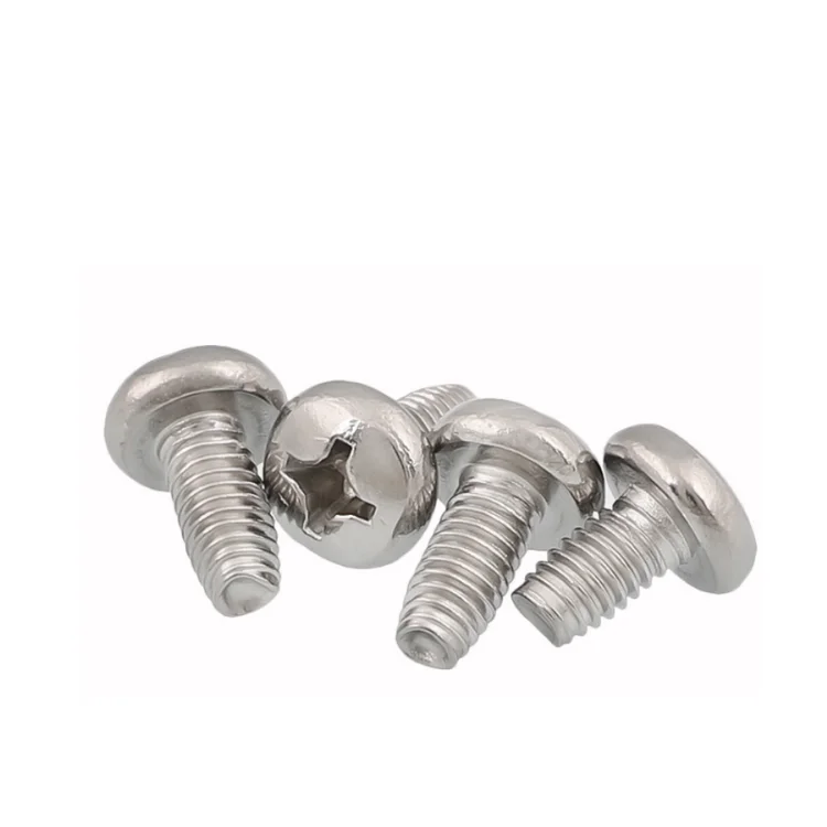 DIN7500 Round Head M5 Thread Forming Screws for Sheet Metal Cross recessed round head triangle lock self-tapping screws