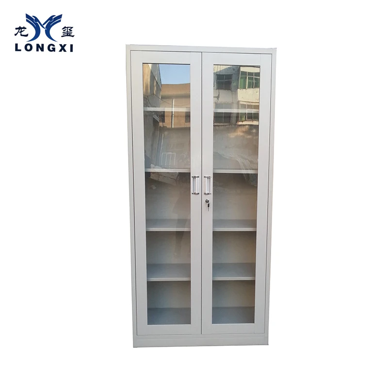
Customization Accept Oem Excellent Quality Light Grey Steel Lateral 4 Drawer Filing 3 Sections Metal File Cabinets Made In China 
