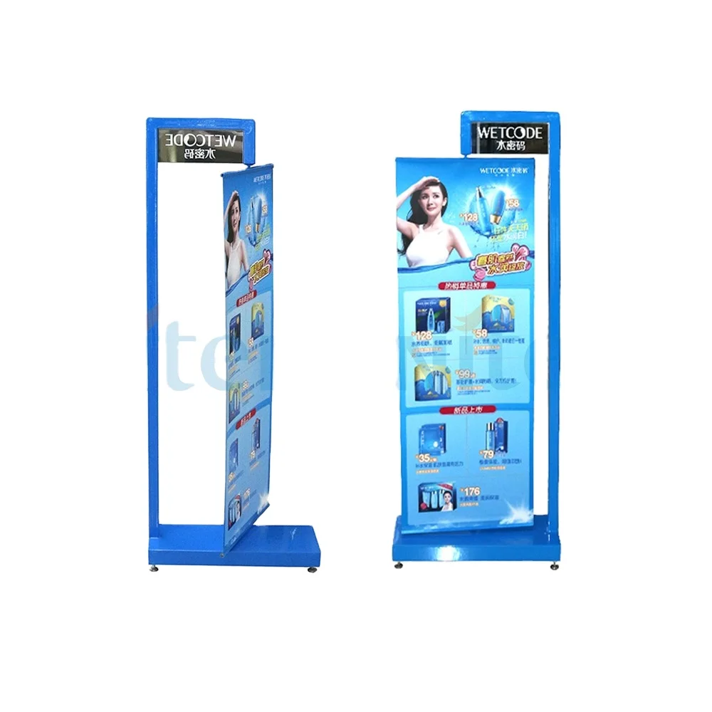 Exhibition Trade Show 360 Degree Double-sides Revolving/Rotating Pop up Roll up Banner Stand Metal Display Stand