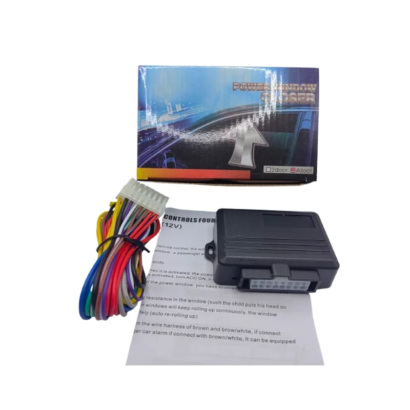 Hot sales 12v Universal Car 4-door window regulator, automatic window closing controller for car door and window glass