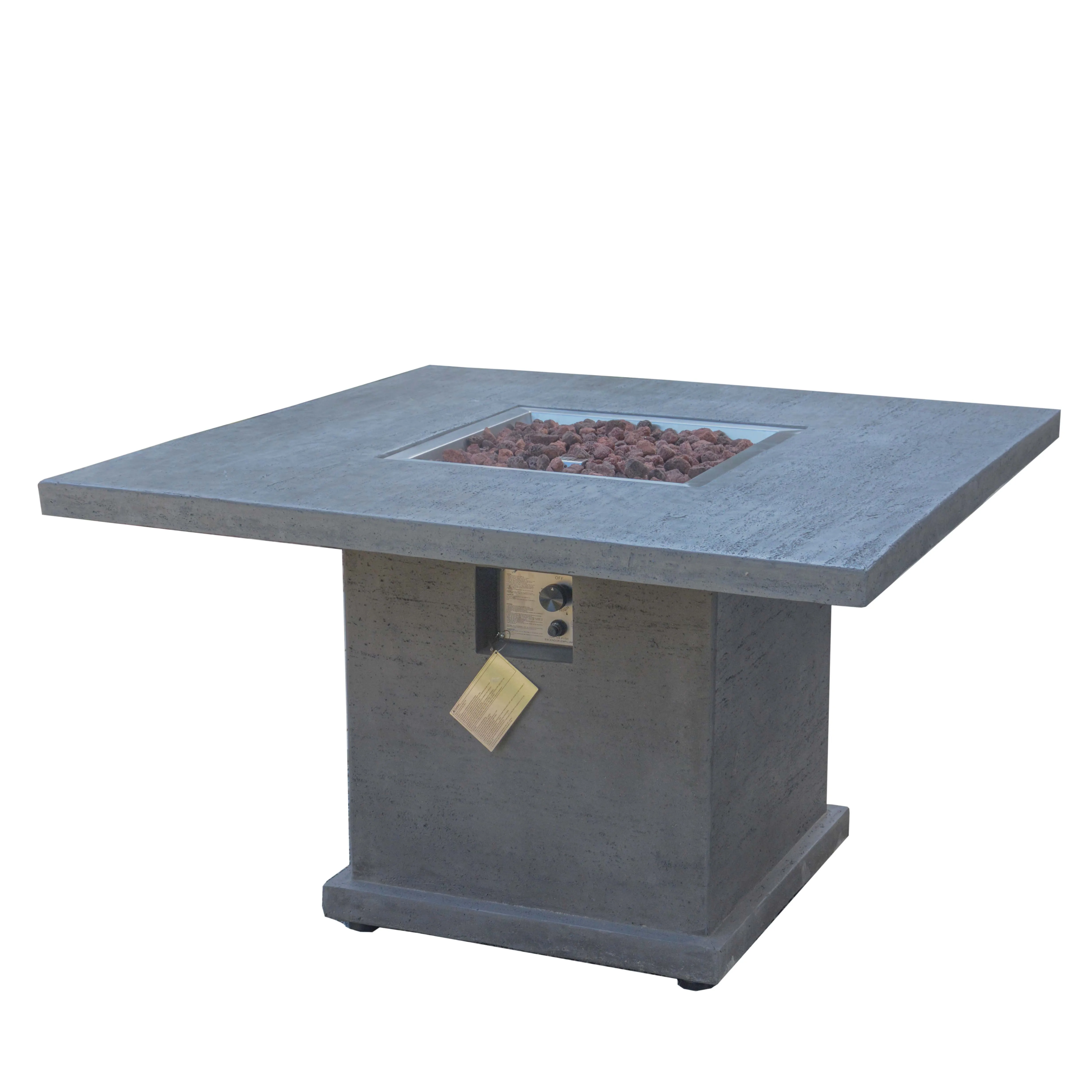 High End Good Quality Propane Outdoor Patio Dining Table Fire Pit