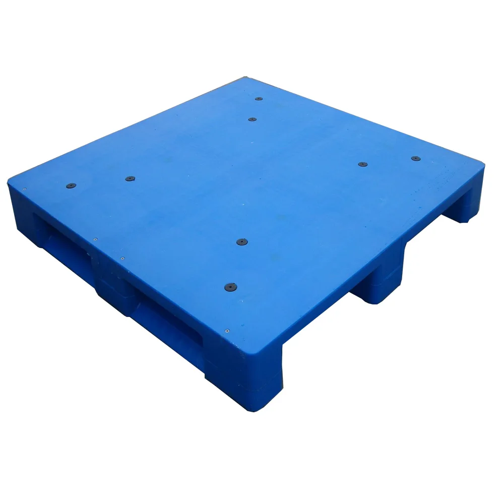 HUADING Pallets Heavy Duty Plastic China Manufacturer Accept Custom 1000*1000 Yes,with 7 Steel Tubes Plastic Pallets for Sale 1T