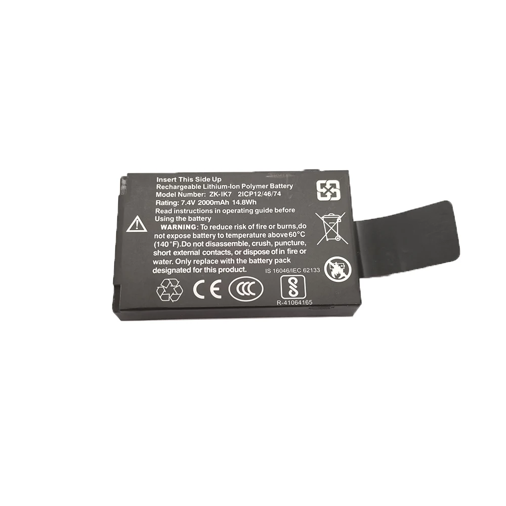 Оптовая продажа женское бельё оптовая 7 4 V 2600 мА/ч ZK-IK7 литий-полимерный аккумулятор для IFACE 702 701 302 301 303 ic-замок 880 CM20