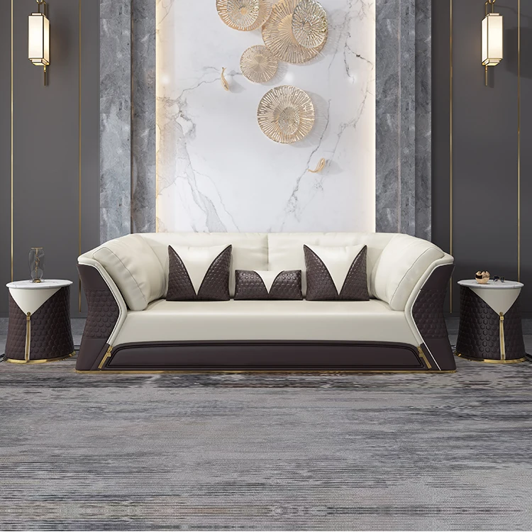 Modern sofa set designs and price genuine leather sofa set living room furniture leather couch and sofa modern