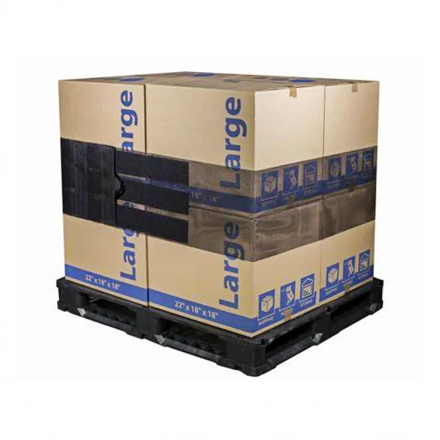 Reusable Professional Reusable Integrated Conveyor With Pallet Wraps Wrapping to replace stretch film