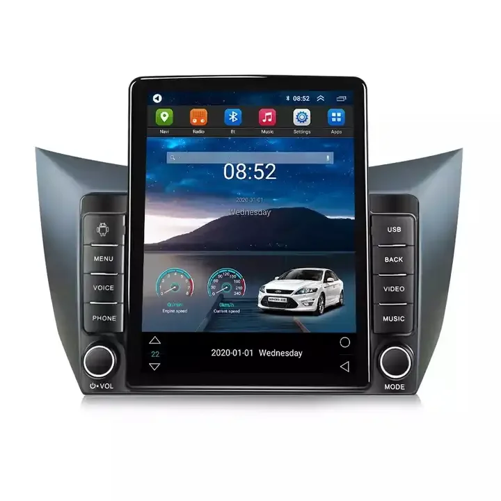 Tesla Android AM FM car stereo For Lifan 320 2008-2014 8+128G 4G LTE SWC BT Stereo IPS screen 360 camera car multimedia