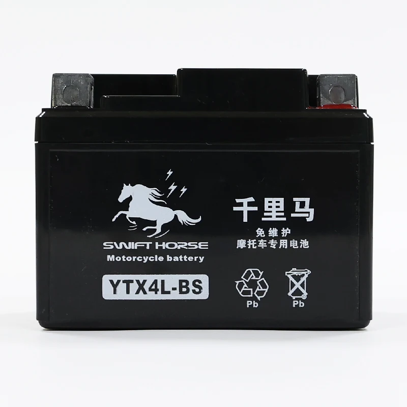 Sealed High Quality Gel 12V Yt4 Bs Maintenance- Free Long Life Motorcycle And Scooter Batteries
