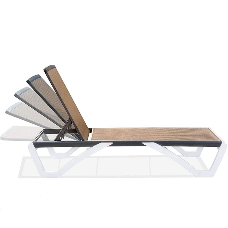 High Quality Swimming Pool Chaise Lounge Chair Outdoor Sun Loungers Patio Lawn Deck Beach Chair