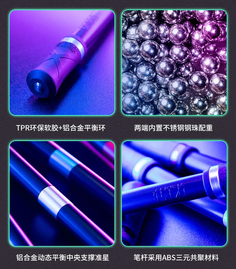 1PC Spinning Pen Creative Random Rotating Gaming Gel Pens 2023 New Student Gift Toy Release Pressure Comfortable Penspinning Pen