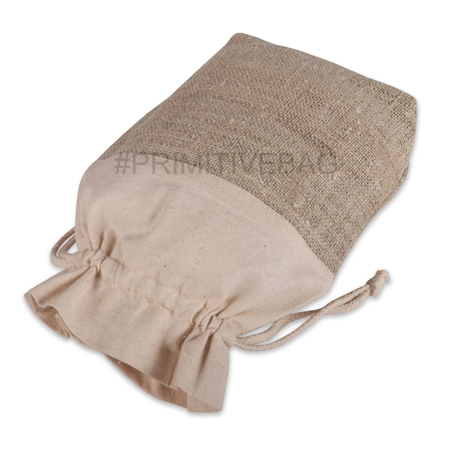 Handmade in Nepal Hemp drawstring closure printing and promotional single wine bottle packaging organic HEMP drawstring pouches