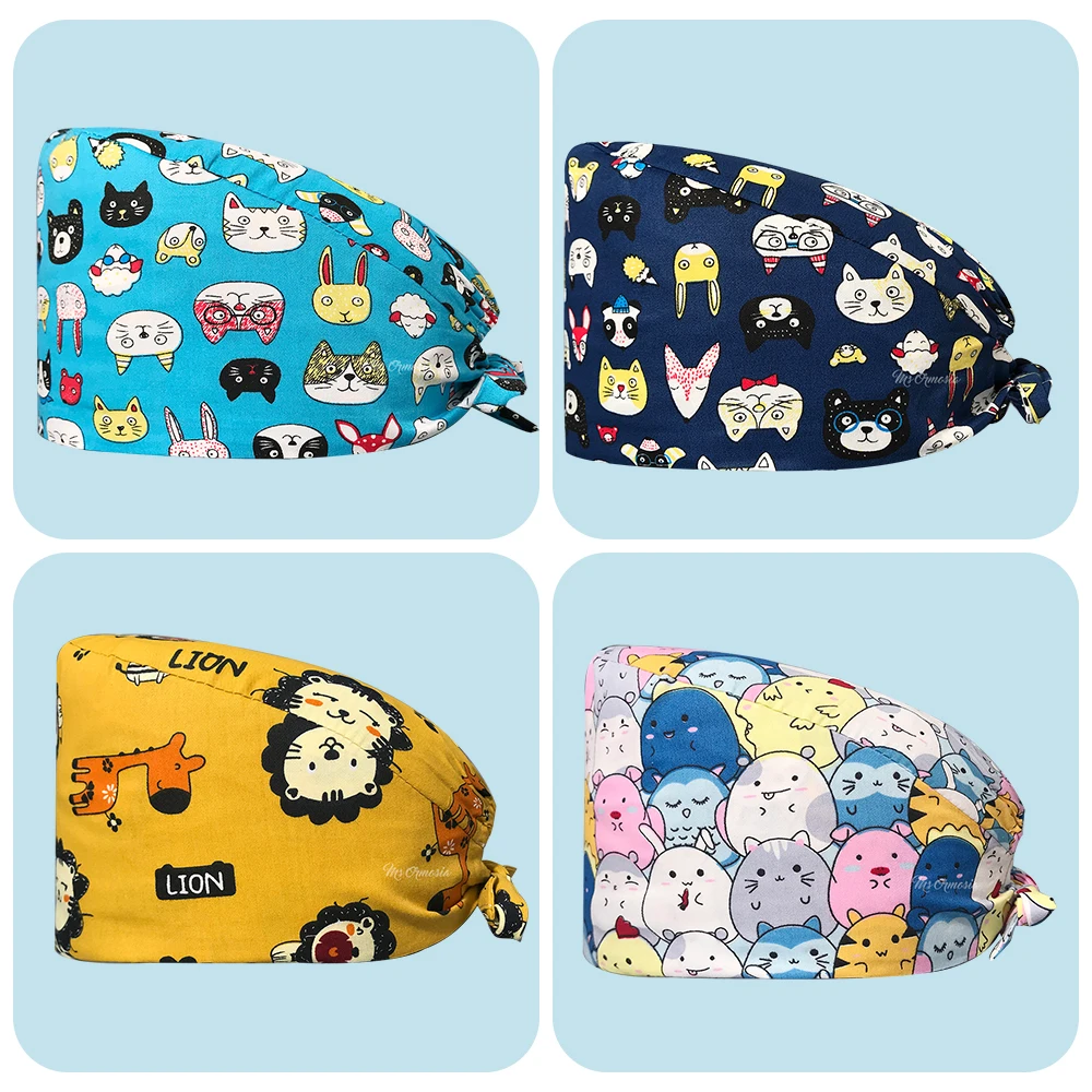 Gorro Quirurgico Star Wars Breathable Womens Scrub Nurse Hat Surgery Cap Medical Hats Uniform Scrubs Wholesale