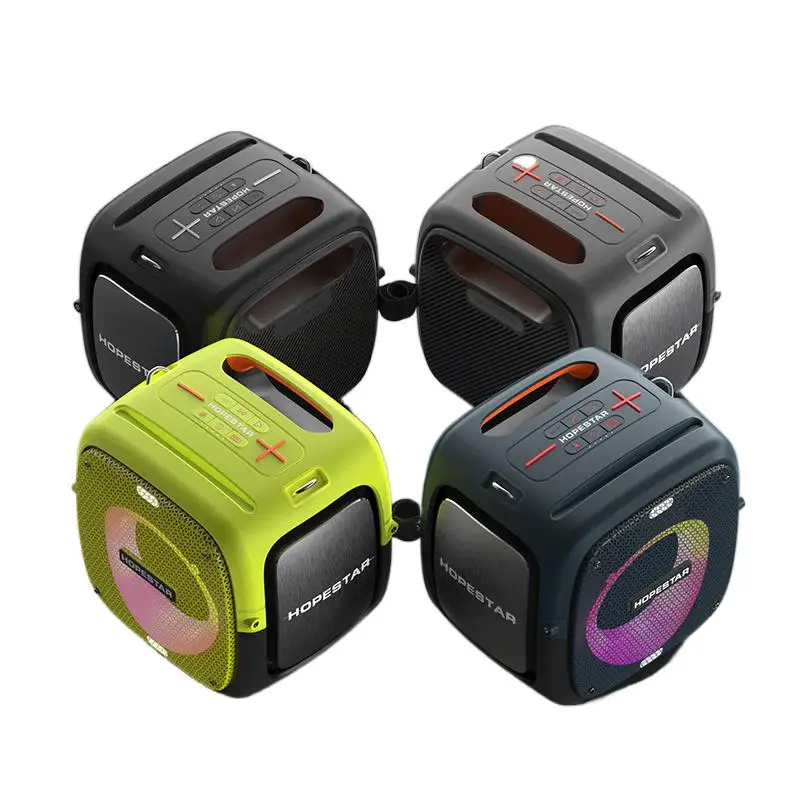 Party One HopeStar Waterproof Portable Speaker Handheld Wireless Hopestar PartyOne Speaker With 2pcs Microphone