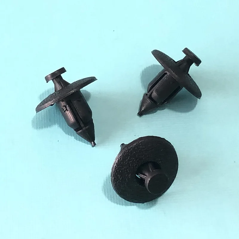 8mm Hole Plastic Rivet Door Trim Panel Clips For Volvo Fastener Clips- For 3541113 Trim Panels, Bumper, Fascias, Lining 20/50pcs