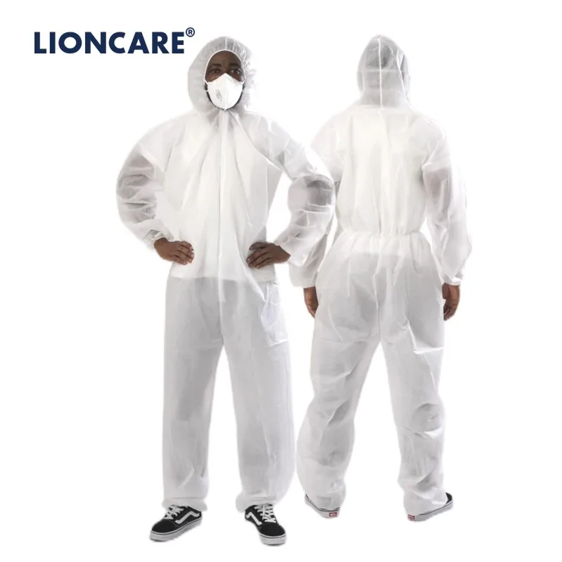 Manufacturer Sale Dustproof Disposable Coverall Suit Polypropylene Nonwoven Working Uniform  for Painting