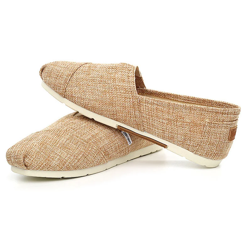Summer casual espadrilles shoes Wholesale Solidly colored canvas shoes Espadrilles for men