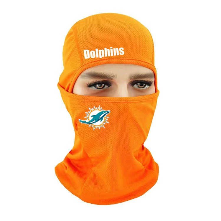 Wholesale ski mask  Custom logo face mask Full printed Face Cover Ski Motorcycle Miami Dolphins windproof balaclava hood