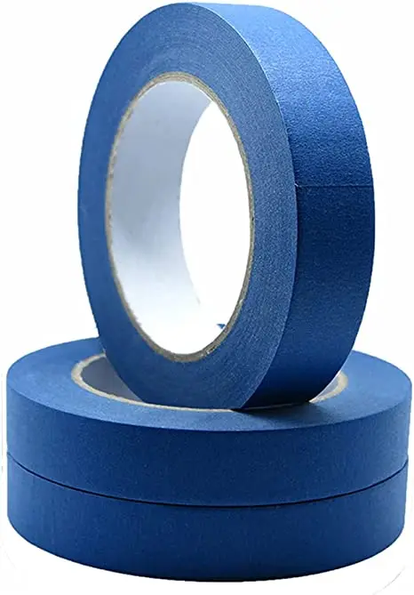 Factory Direct Blue Painters Masking Tape UV Resistant Easy Removal 14 Days Free Sample Hot Pressure Sensitive Masking Paper