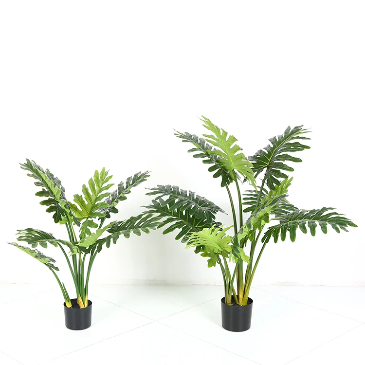 Spring Taro Philodendron Selloum Plants artificial standing indoor plant