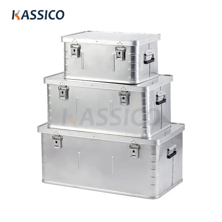 
3 in 1 Aluminum Storage Transport Box Case for Tool Equipment Medical Instrument 