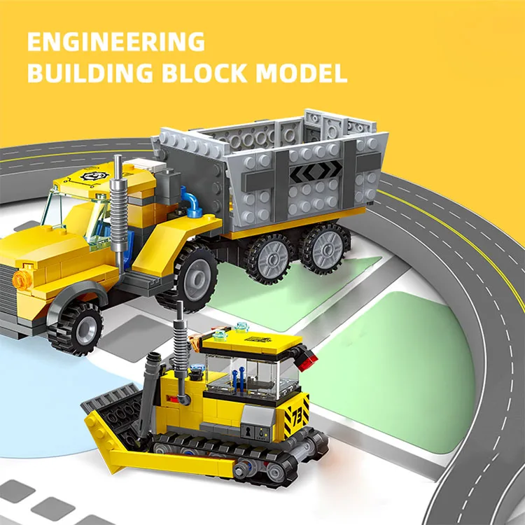 Mini assembly car puzzle toy, building block model, holiday gift for boys, engineering car puzzle toy