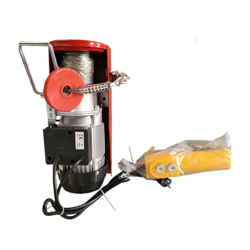 New product security design easy to install electric hoist electric winch with high-quality copper motor for construction site