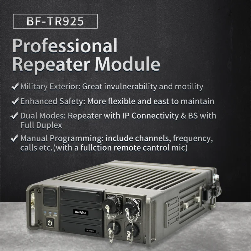 BelFone Long Distance Portable Radio Repeater Mobile VHF UHF Repeater walkie talkie amplifier