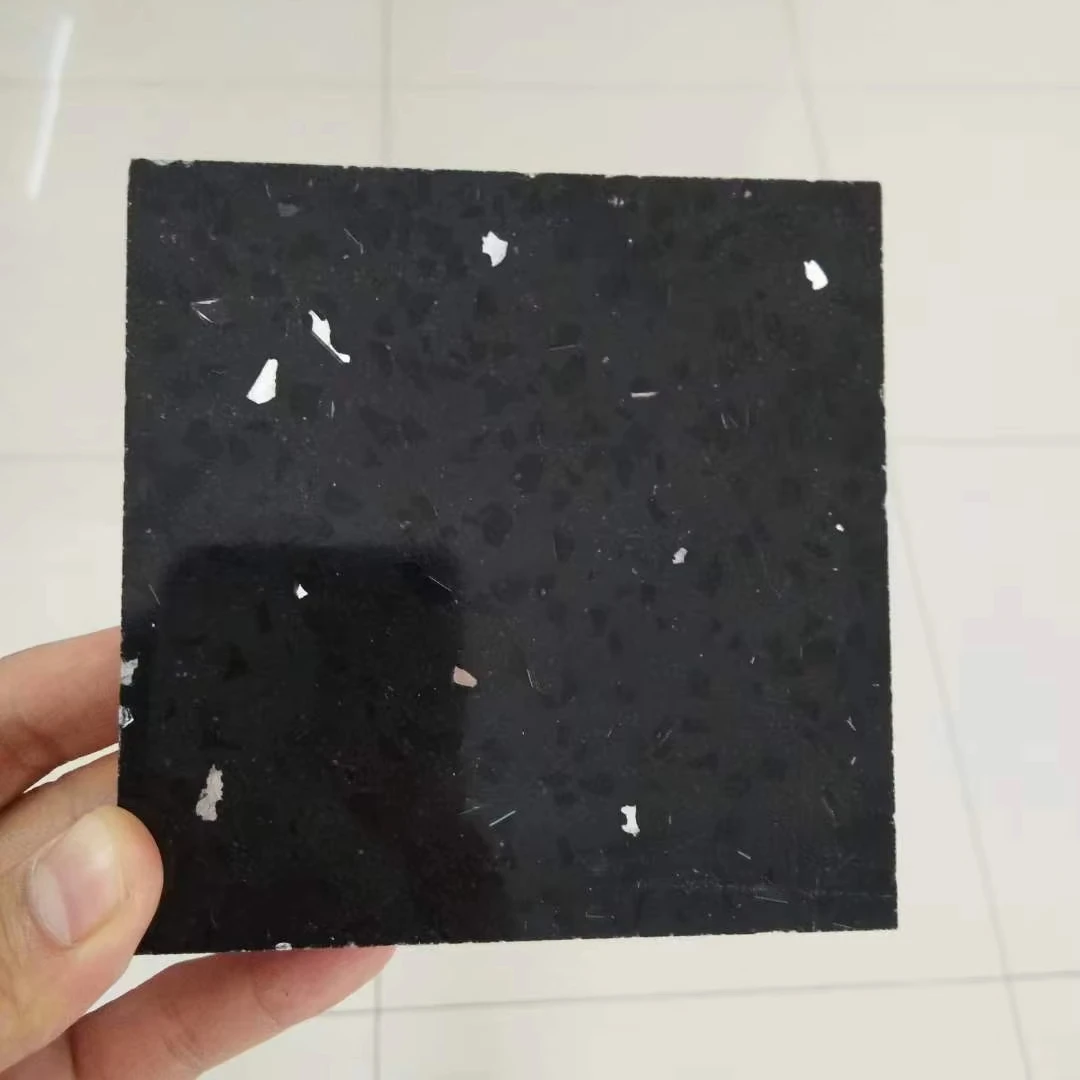 Оптовая продажа черная галактика искусственная глазурованная мраморная плита настенная плитка полированная для современной виллы от китайского завода
