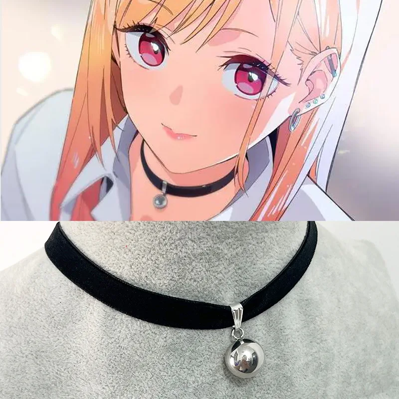Marin Kitagawa Cosplay Accessories Earrings Nail Necklace Bracelet Ears Anime My Dress-Up Darling Cosplay Props Jewelry