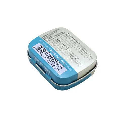 Custom Printing China Factory Small Hinged Candy mini metal can packaging stock Pill Tin Box