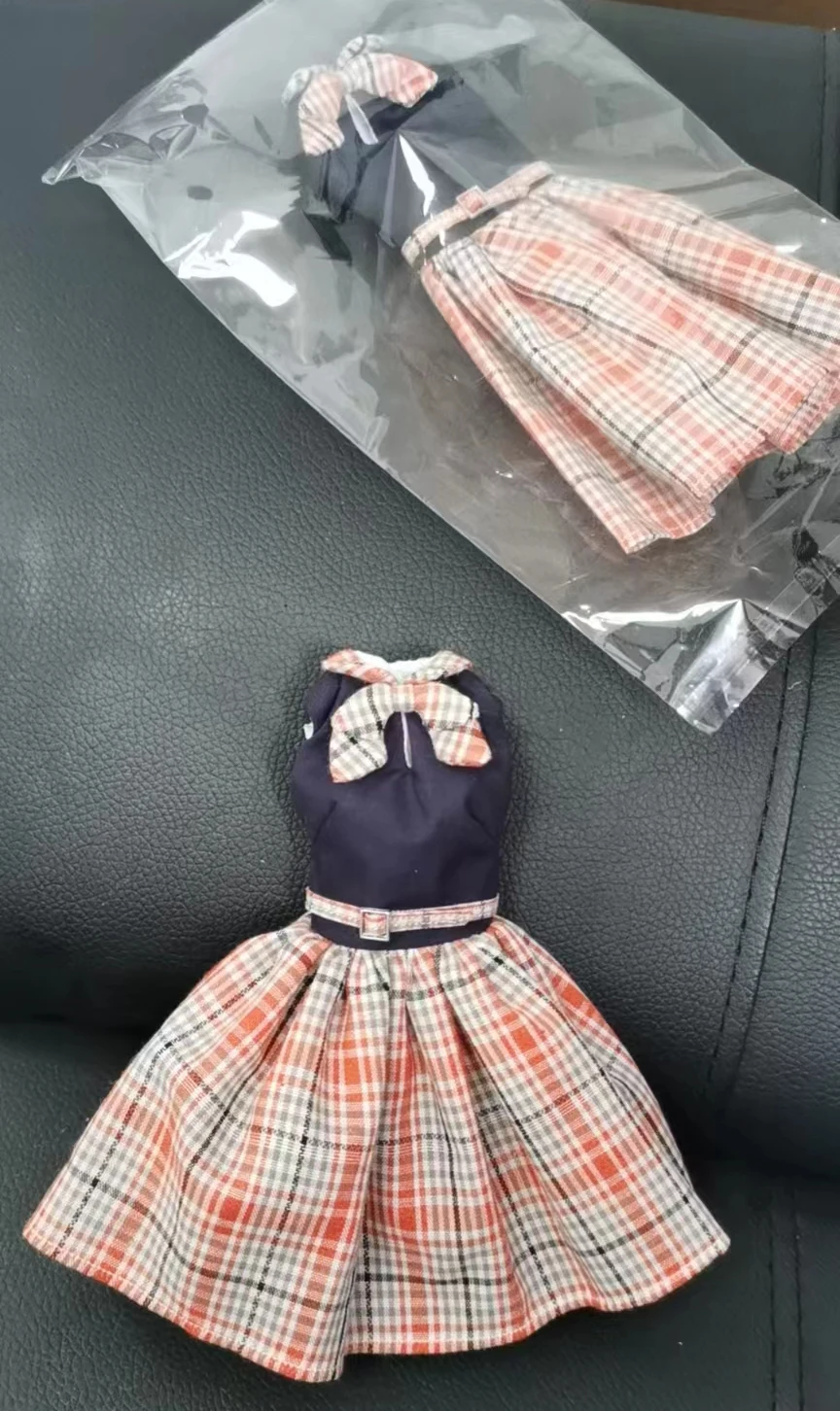 Custom handmade 1/3 1/4 1/6 1/12 scale bjd doll ob 24 30cm doll skirt dress clothes suit set outfits for barbi dolls
