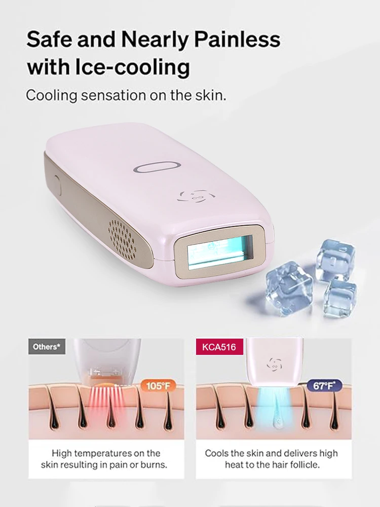 21J Sapphire laser hair removal unlimited flash Double Light tubes IPL Hair Removal Device for Body Bikini Electric epilator