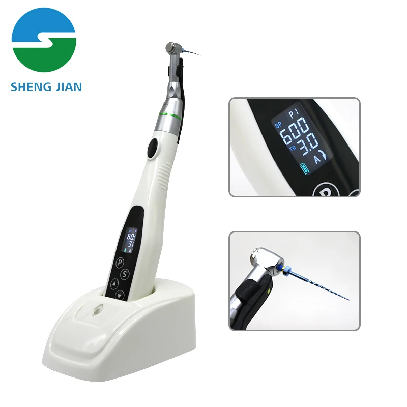 Factory Price Dental Wireless LED Endo Motor Endodontic Treatment Handpiece with  16:1 Contra Angle