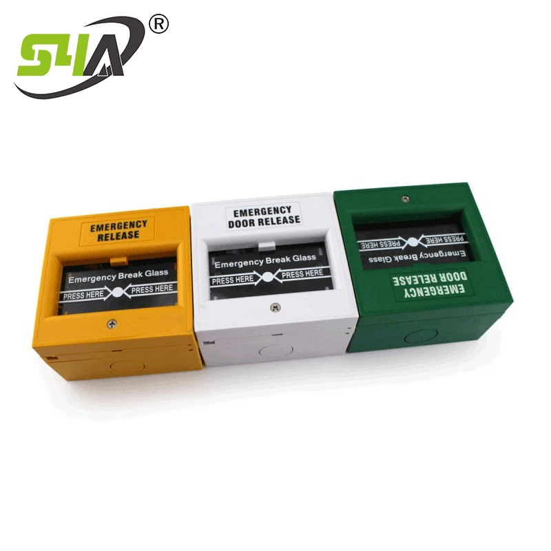 double throw emergency break glass Fire Alarm Button