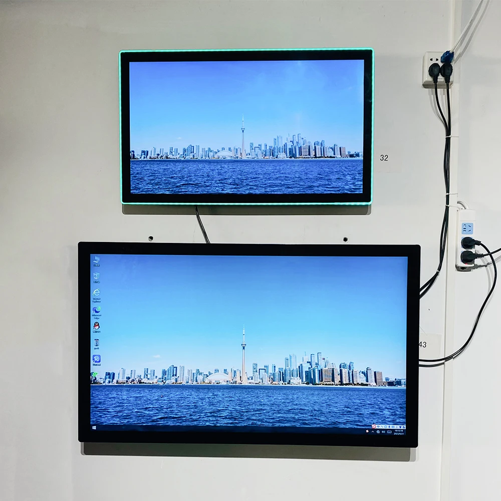32 43 49 inch Android OS Interactive commercial display Lcd monitor Wall mounted advertising devise Digital signage and display